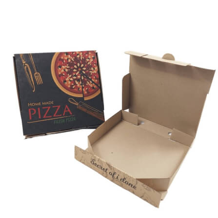 กล่องพิซซ่าลูกฟูก SCP PACKING พิมพ์ลาย ขนาด 12.5 X 12.5 X 1.5 นิ้ว สีดำ (20 กล่อง/แพ็ค)_2